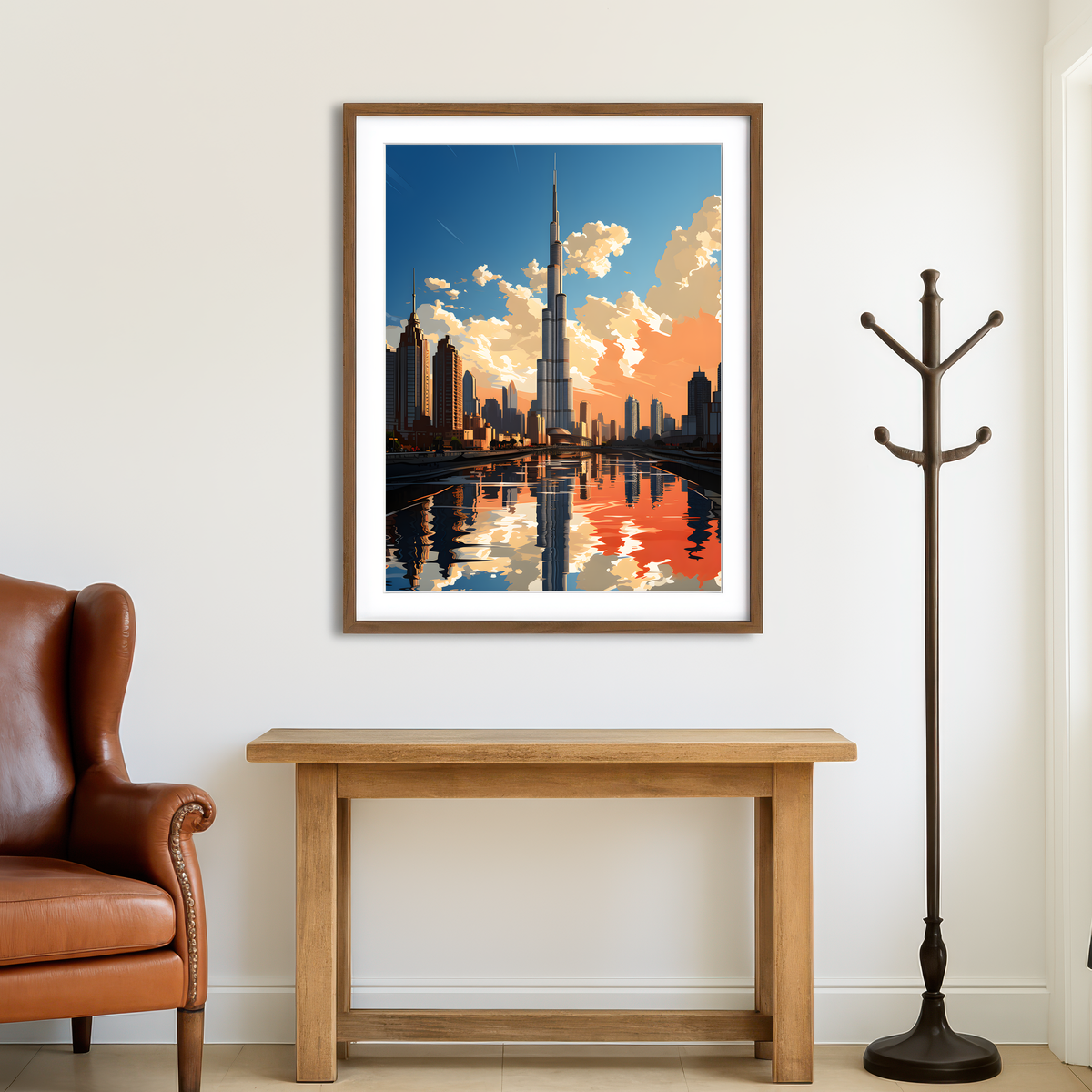 AUTO-MOCKUP ROOM | Dubai - Burj Khalifa Wall Art