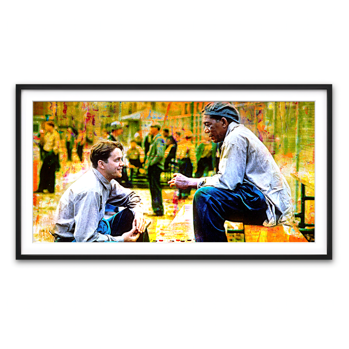 Framed Print 2x1 Black