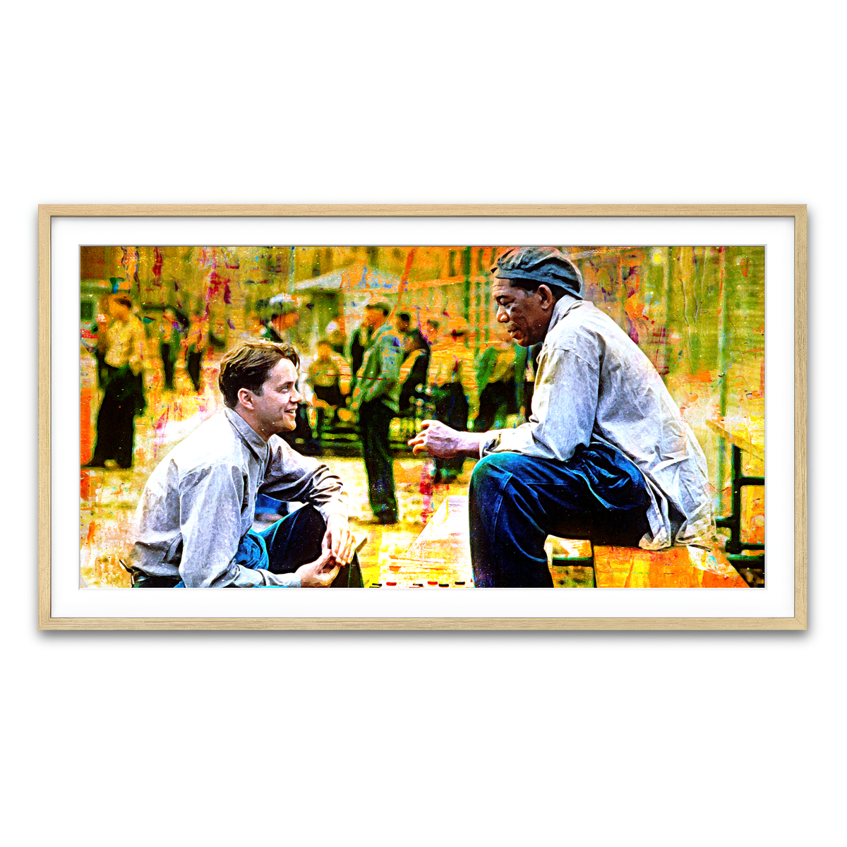 Framed Print 2x1 Natural