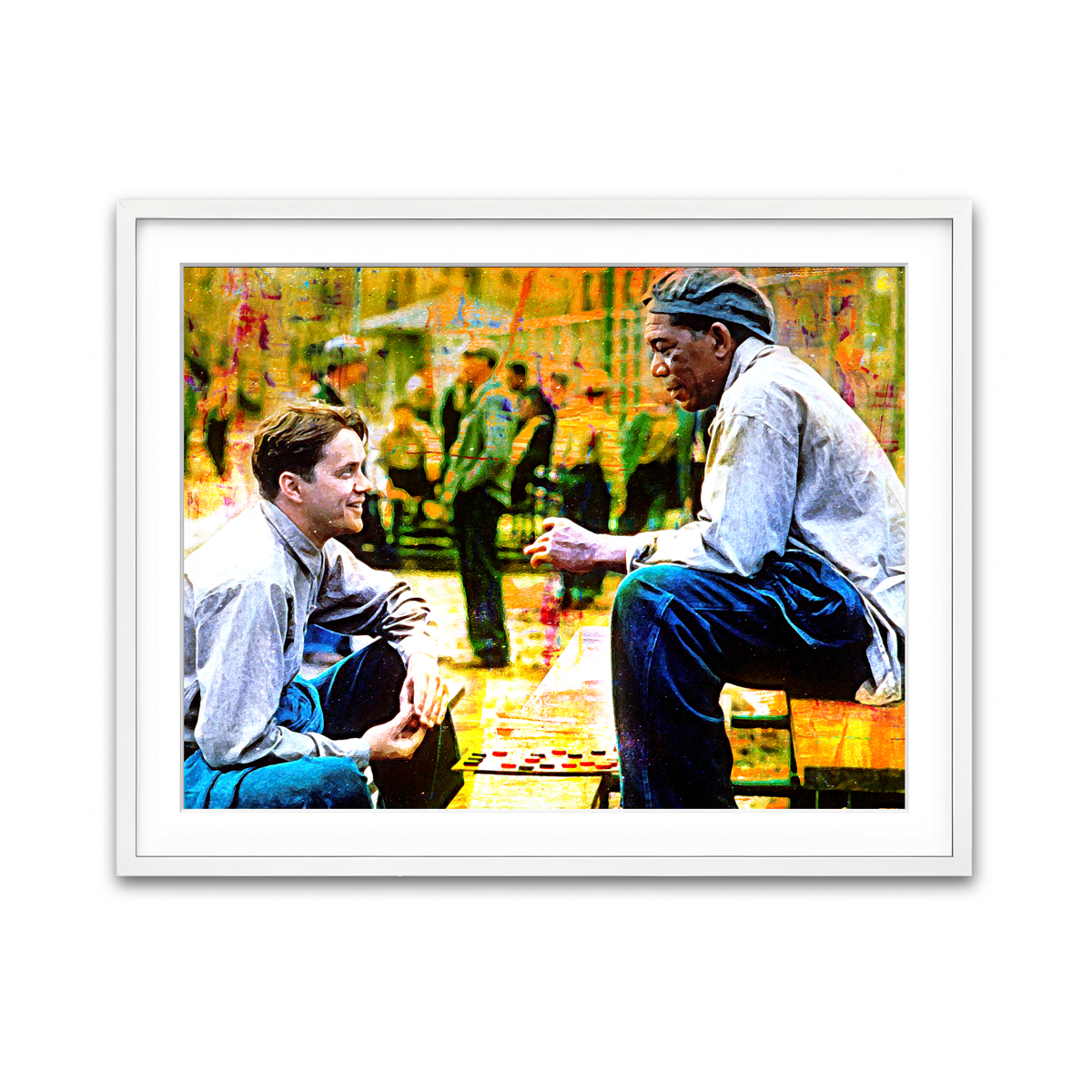 Framed Print 4x3 White