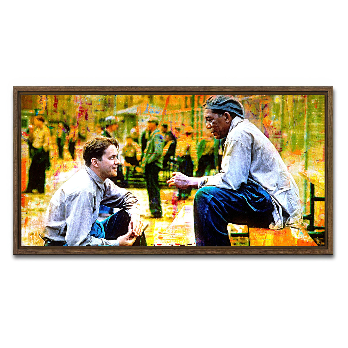 AUTO-MOCKUP WHITE | Dufresne & Redding | 1 Piece | Walnut Framed Canvas | group=2x1