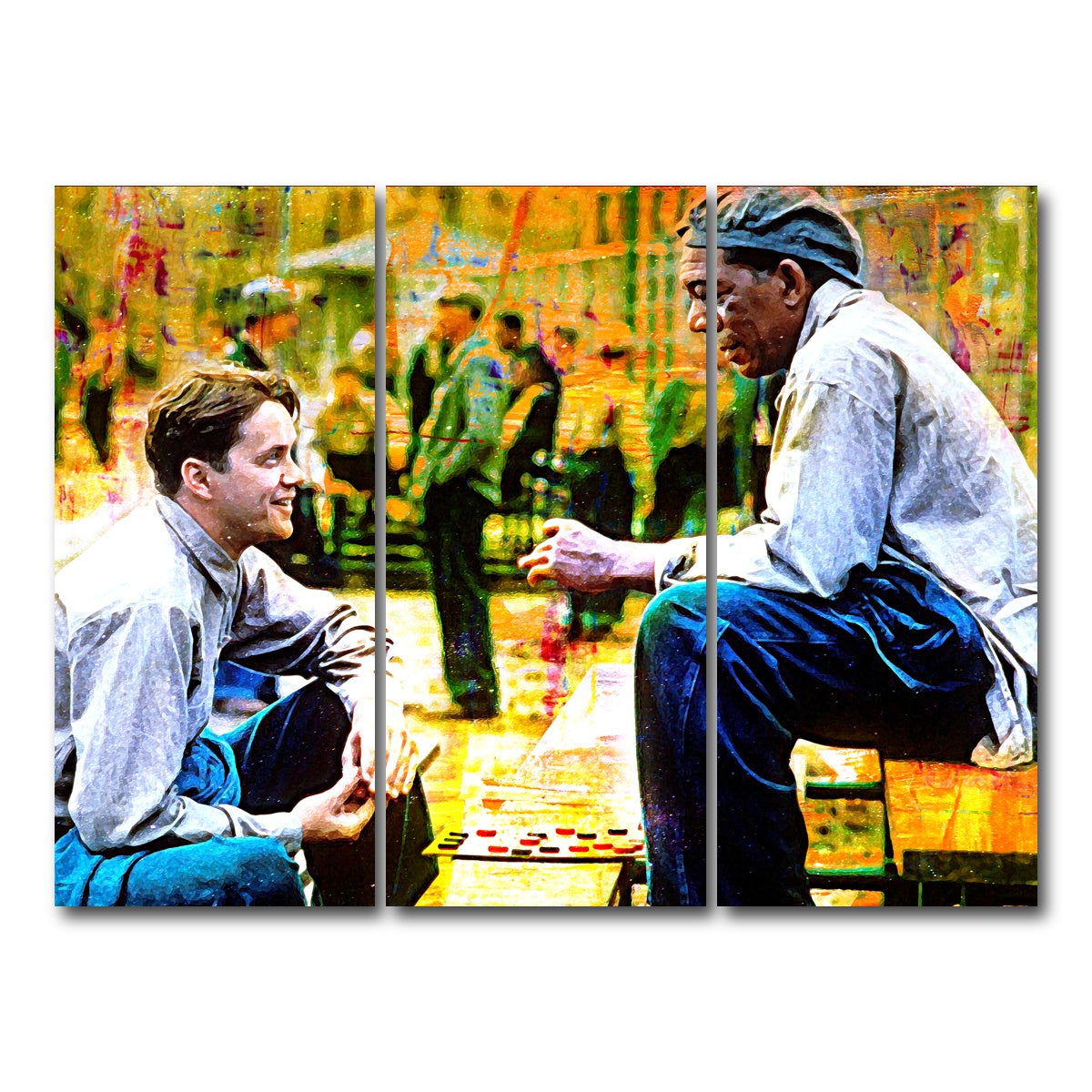 AUTO-MOCKUP WHITE | Dufresne & Redding | 3 Piece | Gallery Wrap Canvas | group=8x18