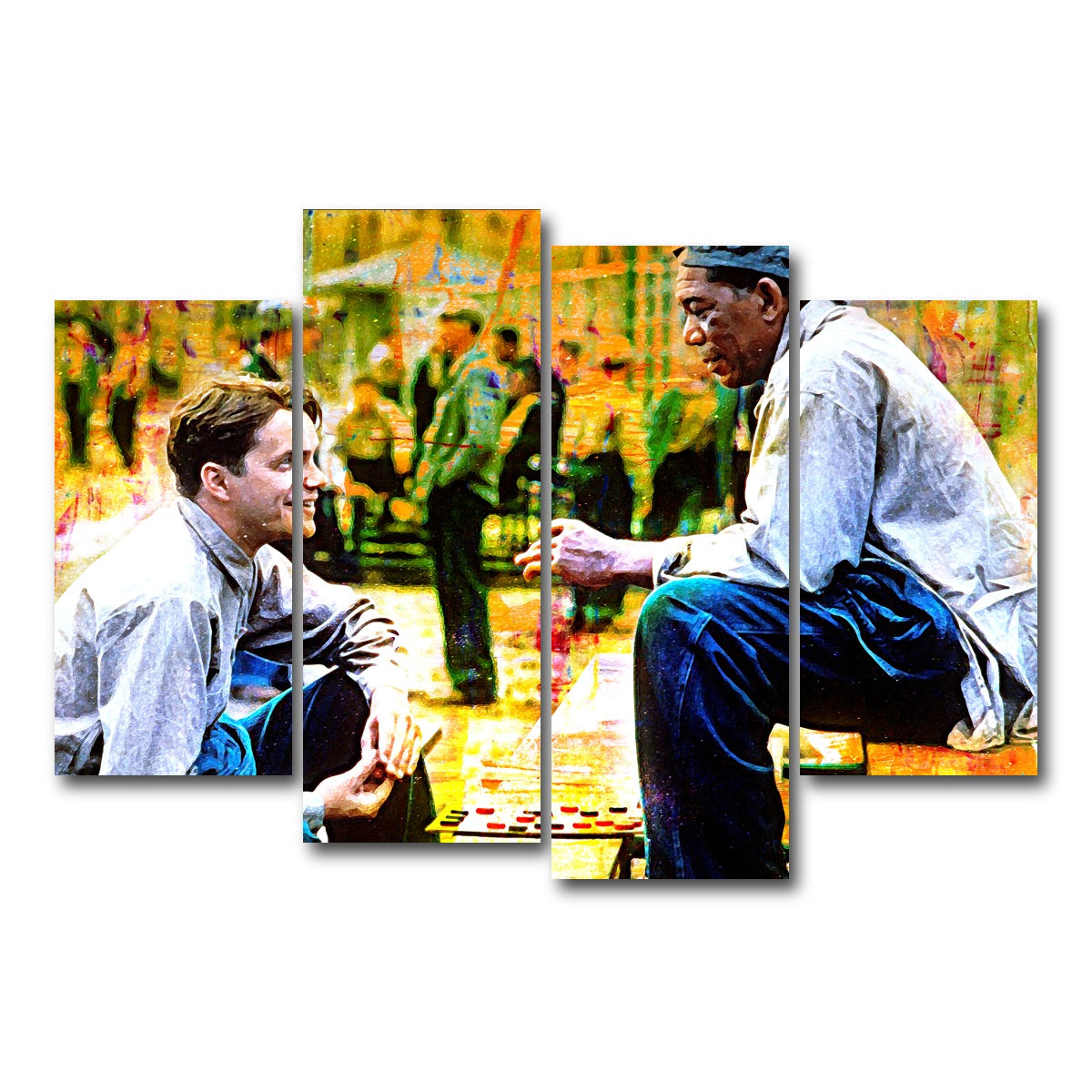 AUTO-MOCKUP WHITE | Dufresne & Redding | 4 Piece | Gallery Wrap Canvas | group=4_short