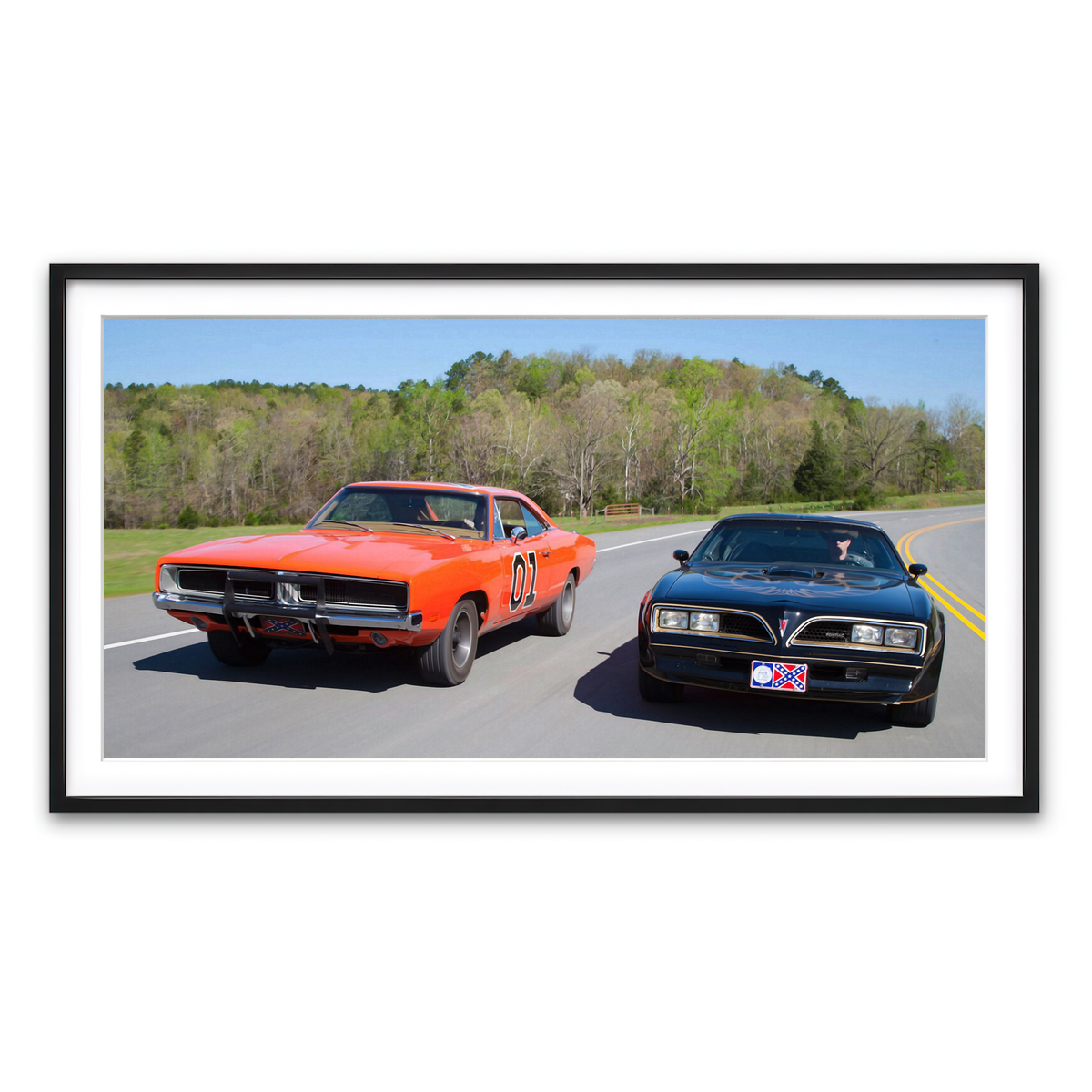 Framed Print 2x1 Black