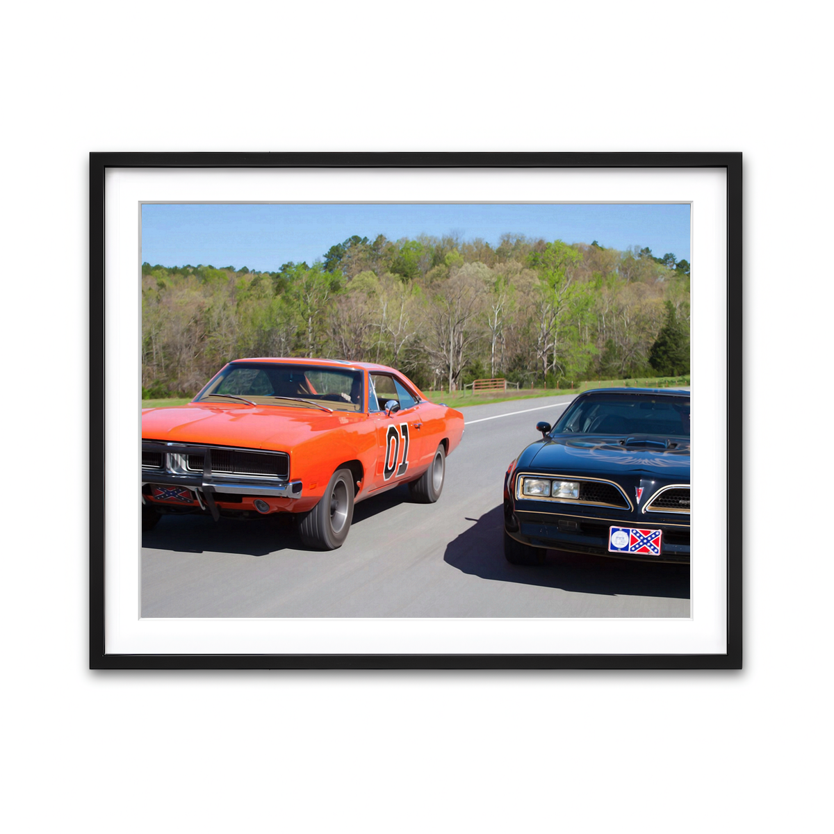 Framed Print 4x3 Black