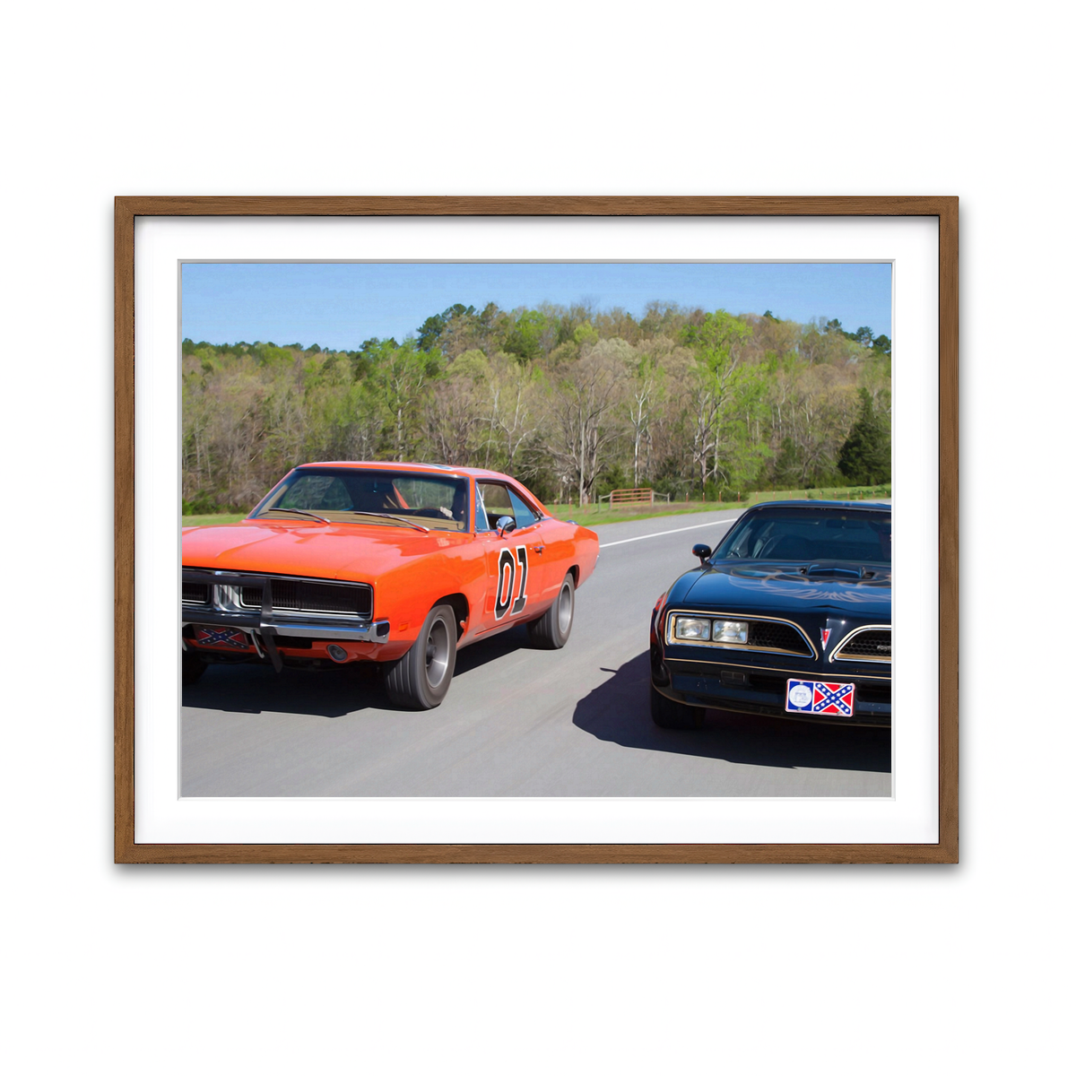 Framed Print 4x3 Walnut