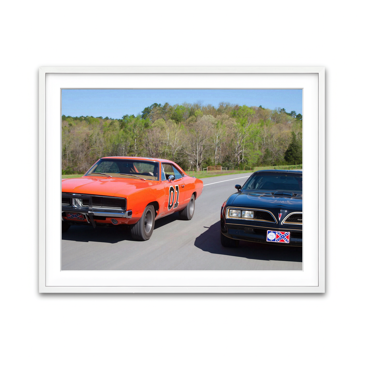 Framed Print 4x3 White