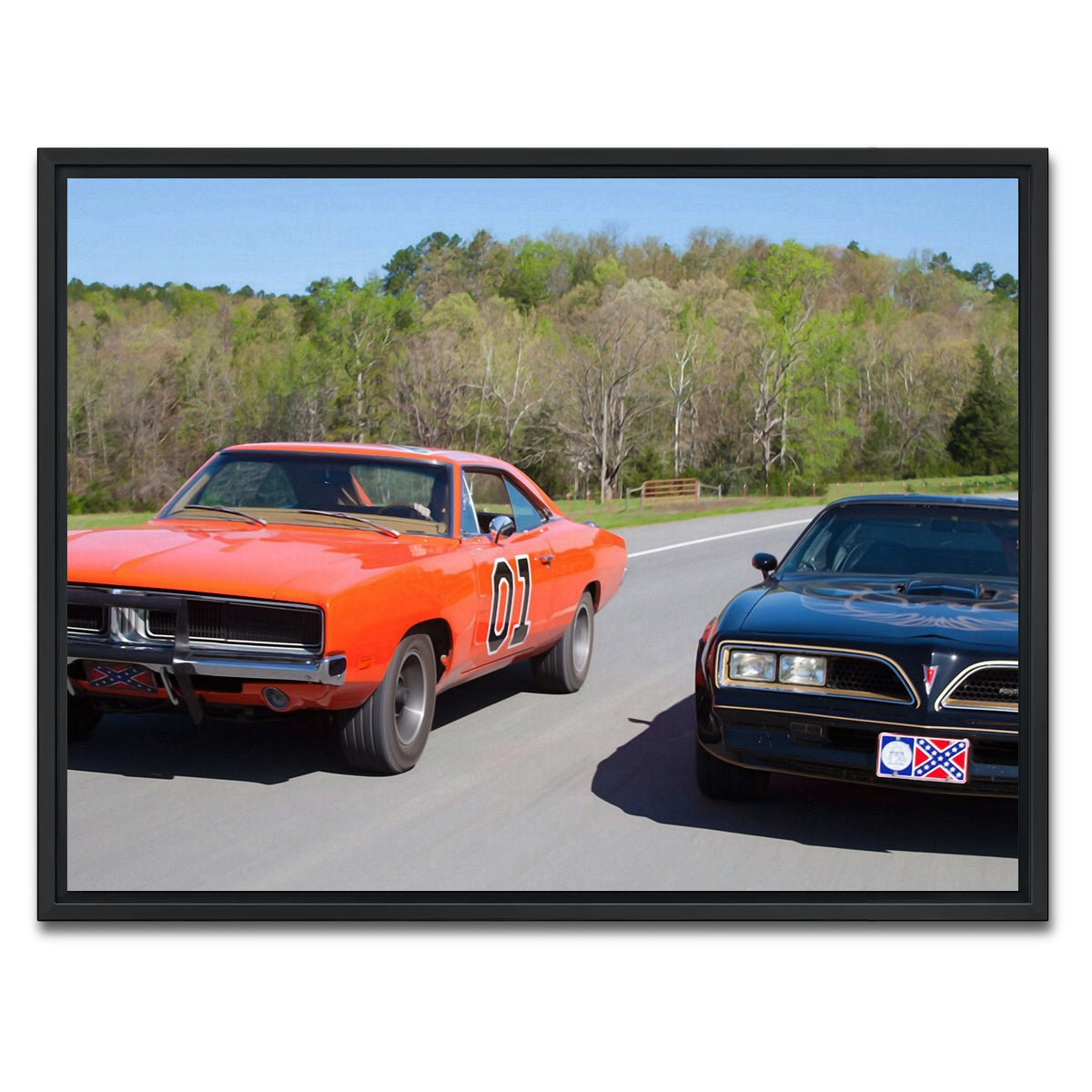 AUTO-MOCKUP WHITE | Dukes - Smokey | 1 Piece | Black Framed Canvas | group=4x3
