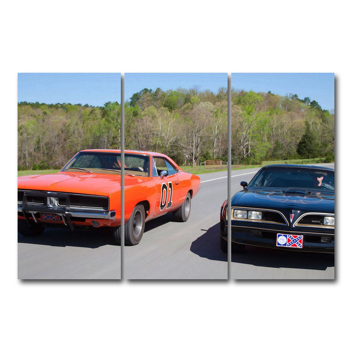 AUTO-MOCKUP WHITE | Dukes - Smokey | 3 Piece | Gallery Wrap Canvas | group=12x24