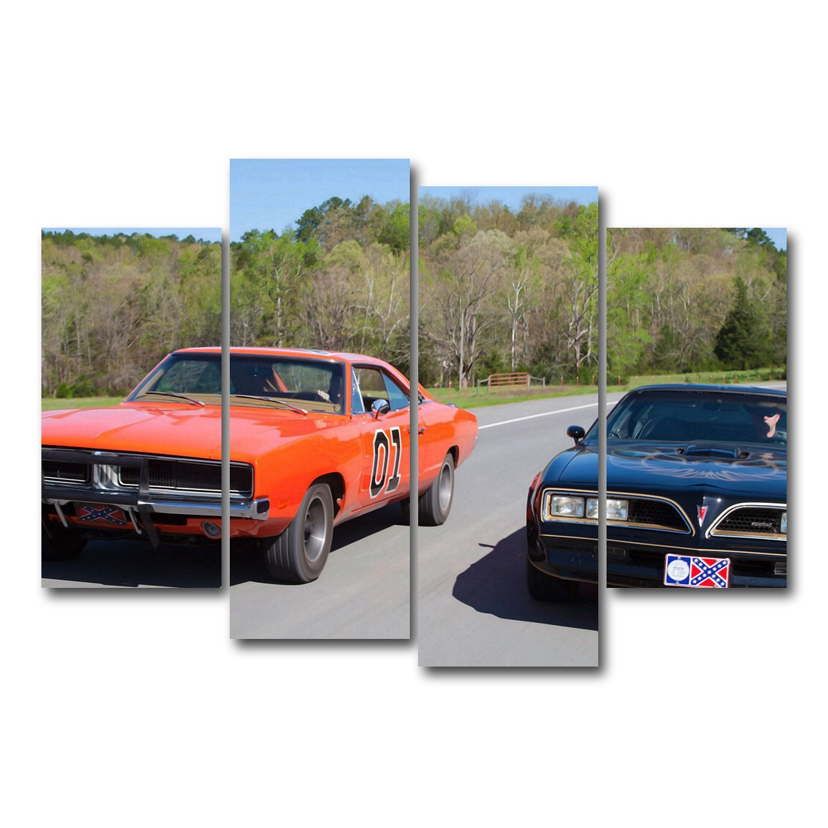 AUTO-MOCKUP WHITE | Dukes - Smokey | 4 Piece | Gallery Wrap Canvas | group=4_short