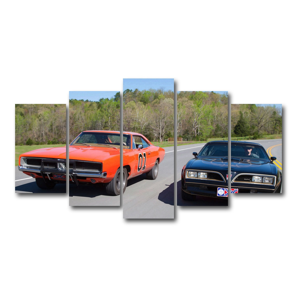 AUTO-MOCKUP WHITE | Dukes - Smokey | 5 Piece | Gallery Wrap Canvas | group=5_normal