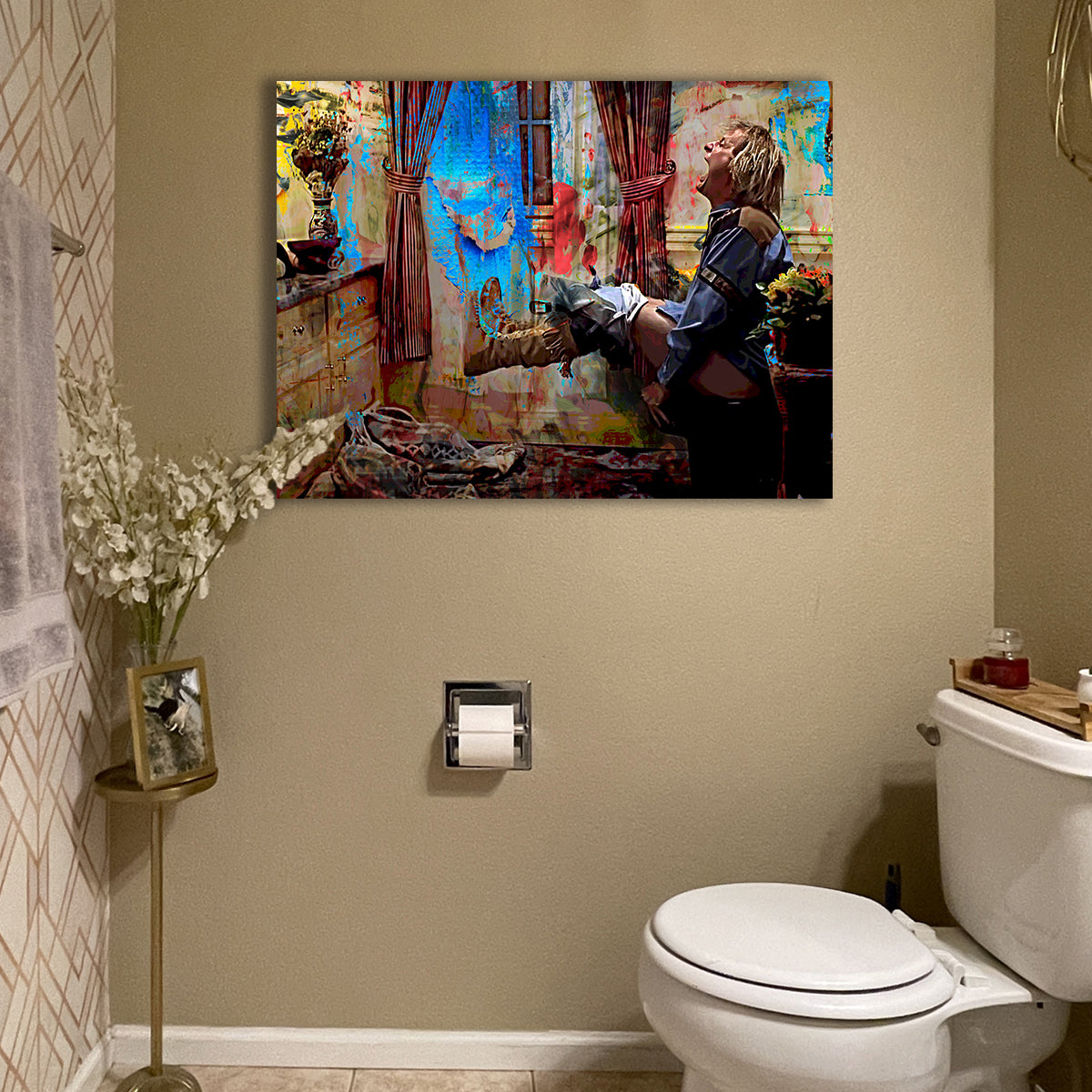 Dumb & Dumber Bathroom Decor Wall Art