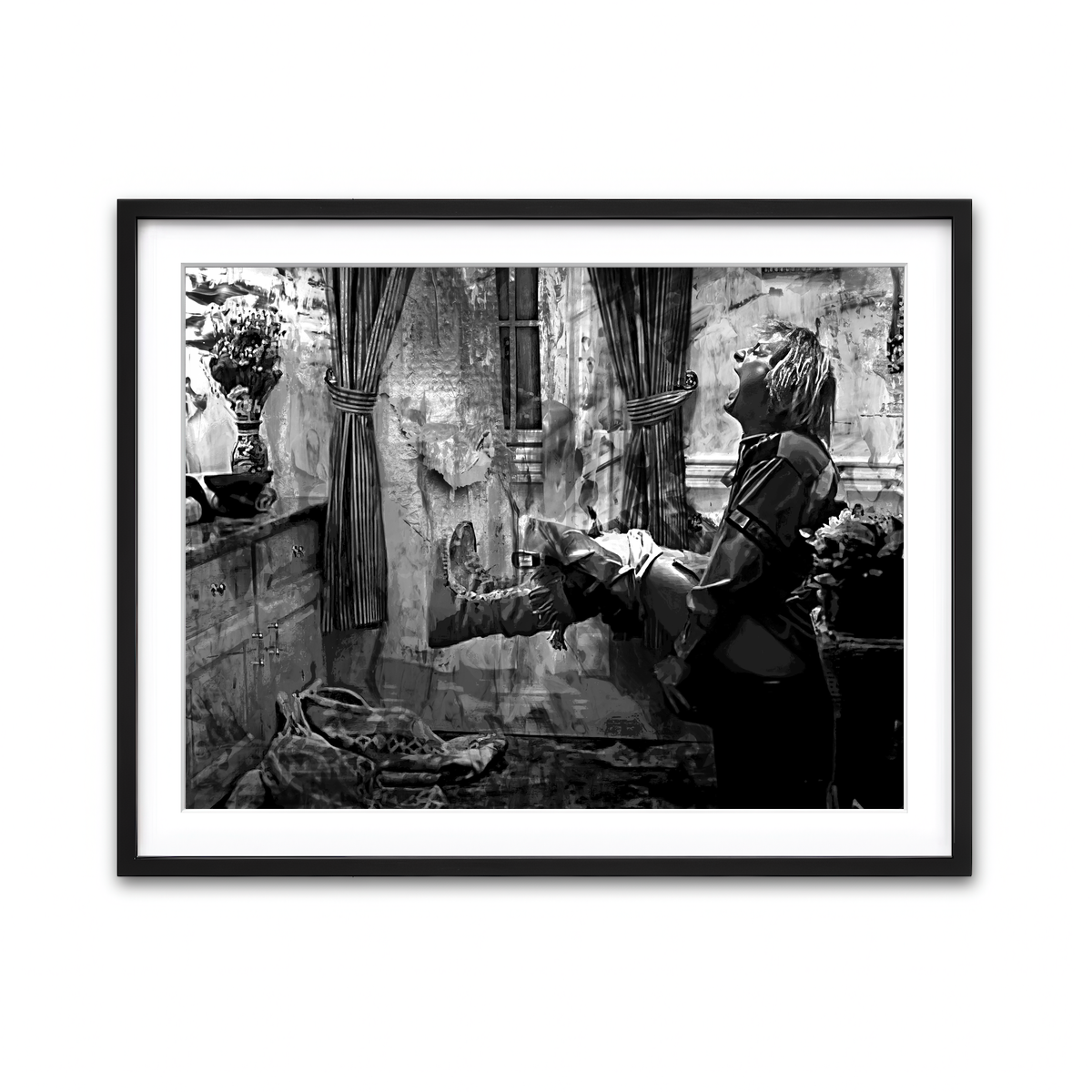 Framed Print 4x3 Black
