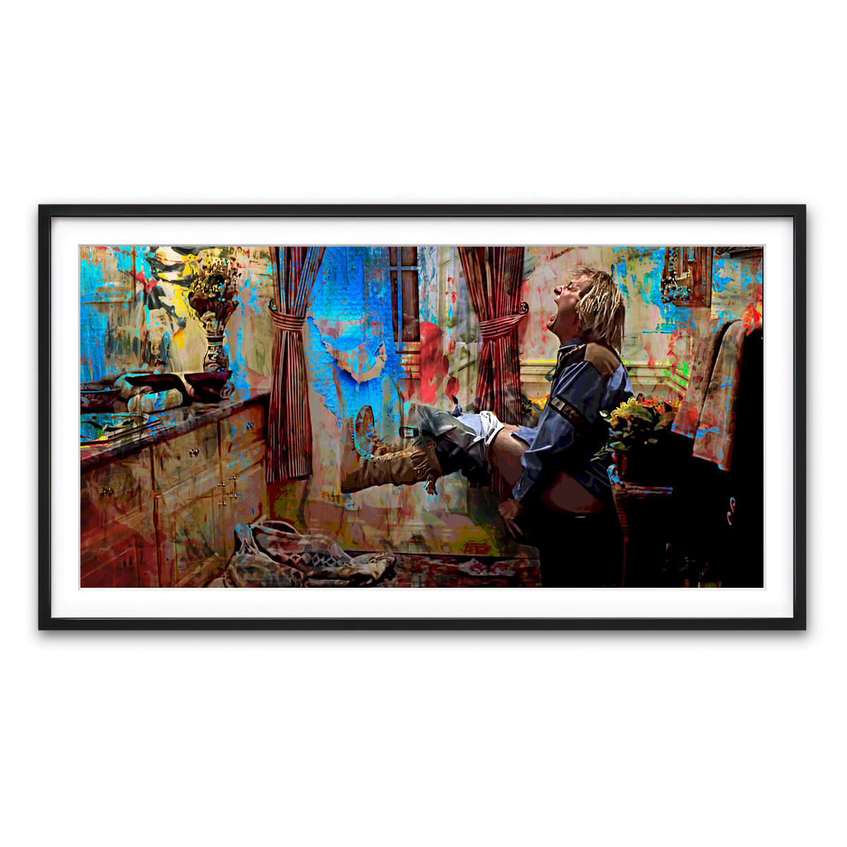 Framed Print 2x1 Black
