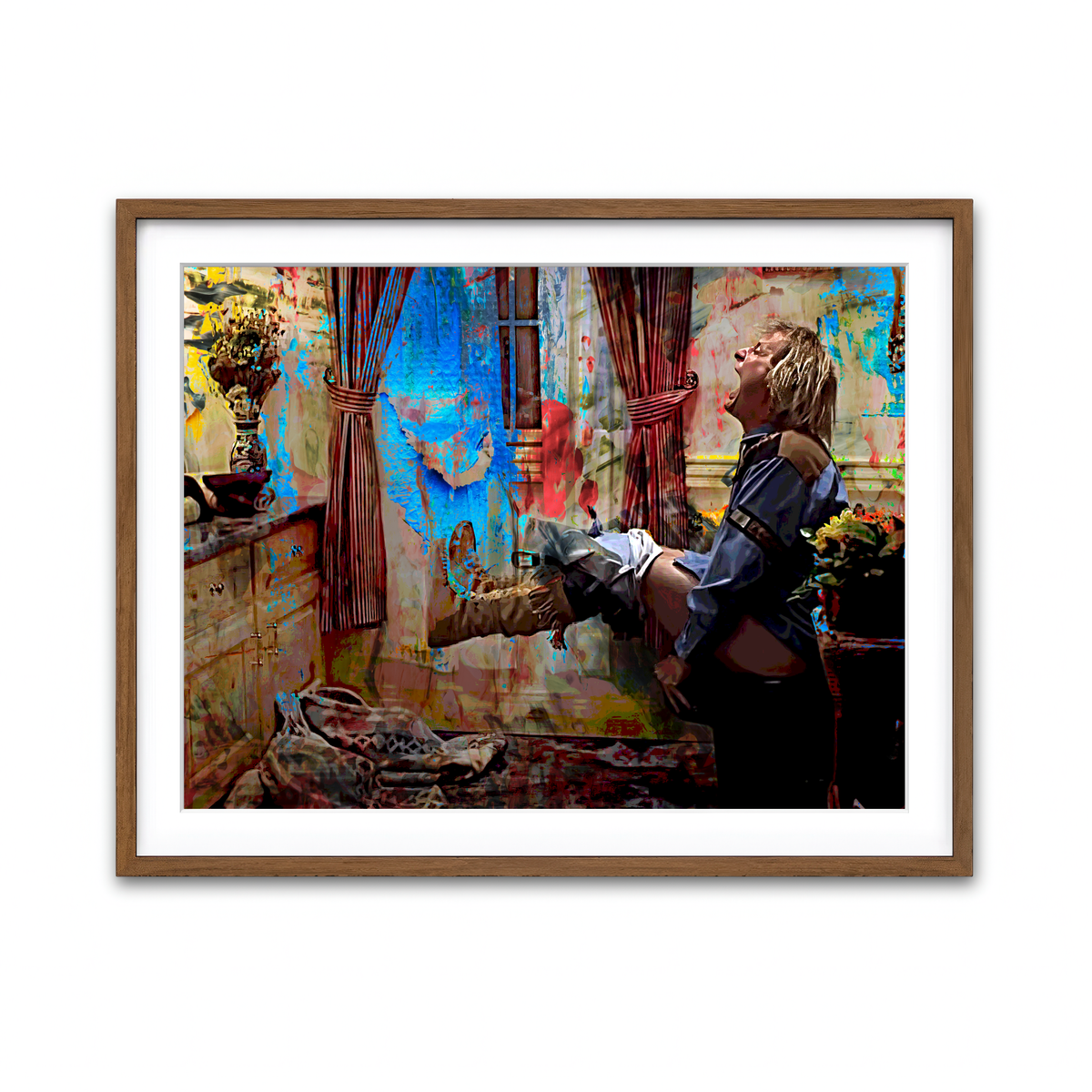 Framed Print 4x3 Walnut