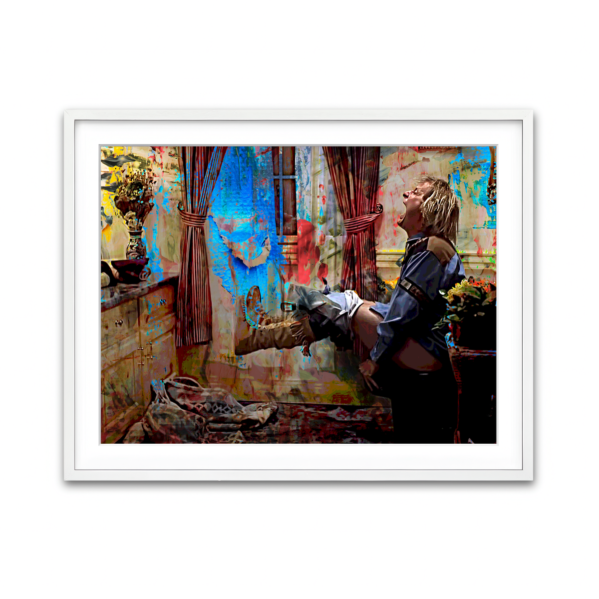 Framed Print 4x3 White