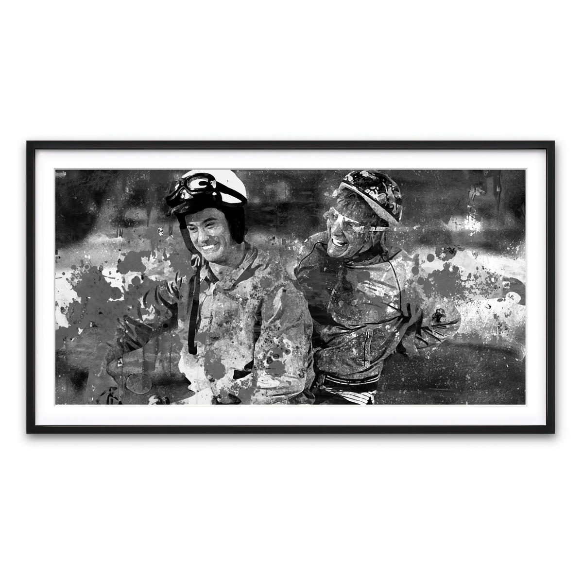 Framed Print 2x1 Black