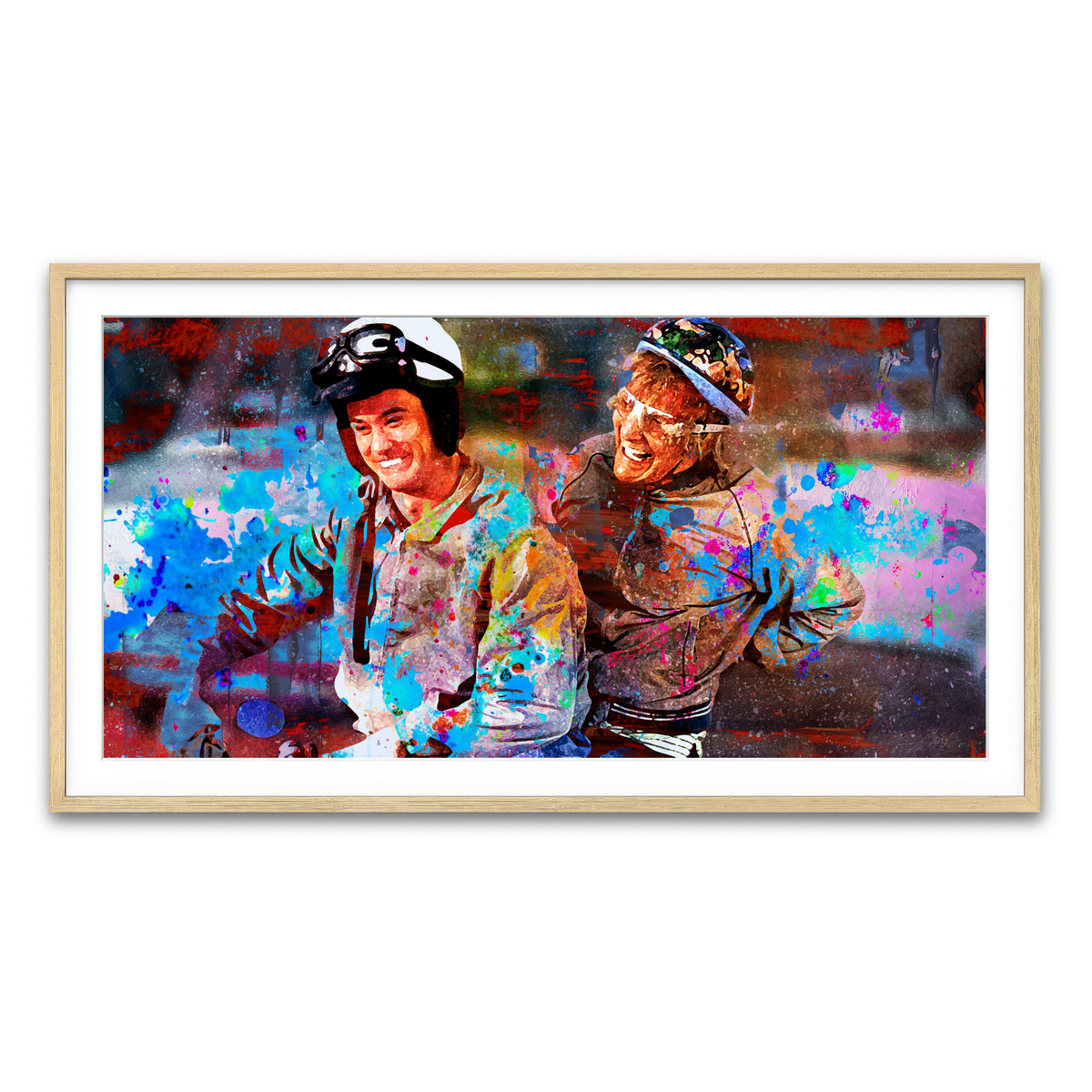 Framed Print 2x1 Natural