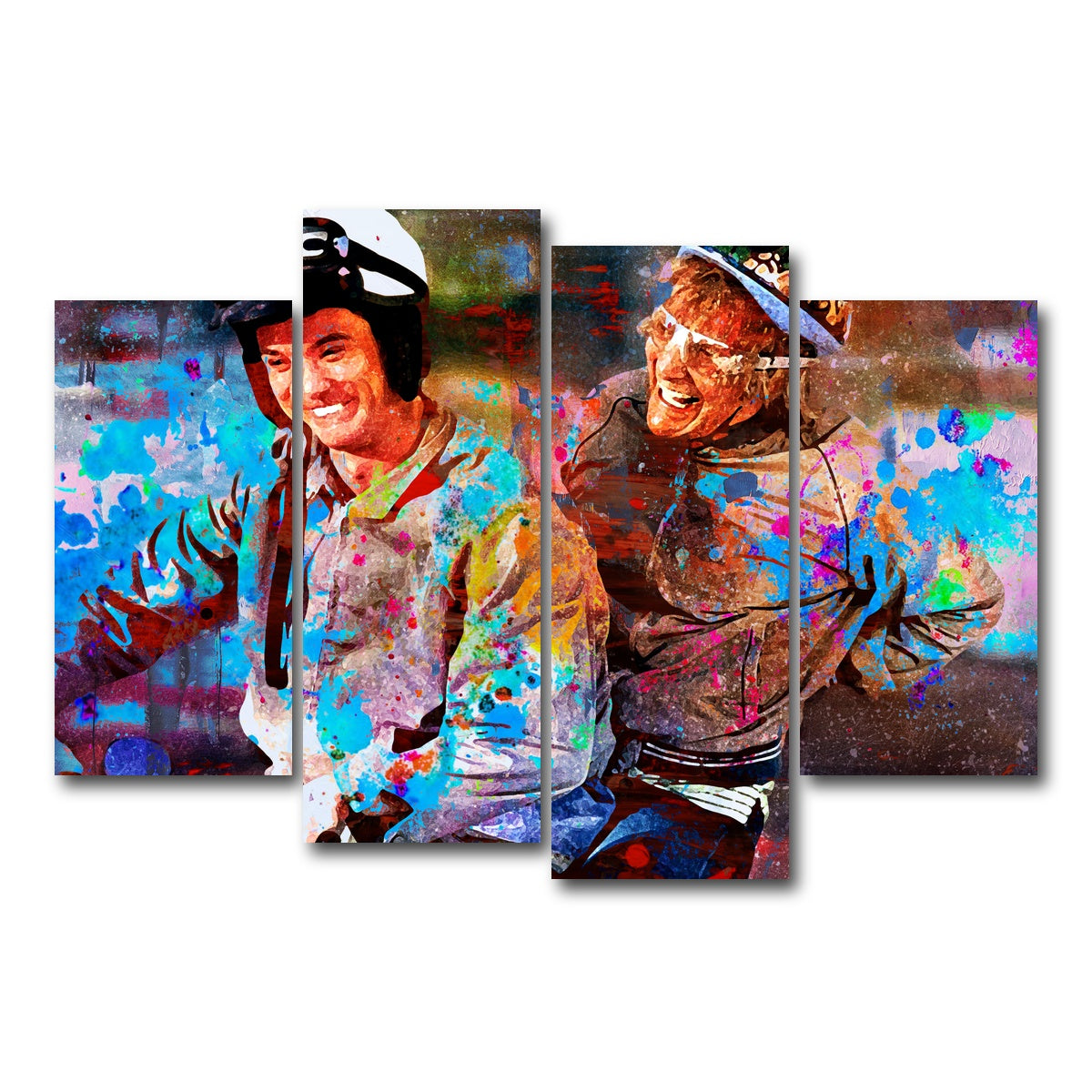 AUTO-MOCKUP WHITE | Dumb and Dumber | 4 Piece | Gallery Wrapped | group=4_short