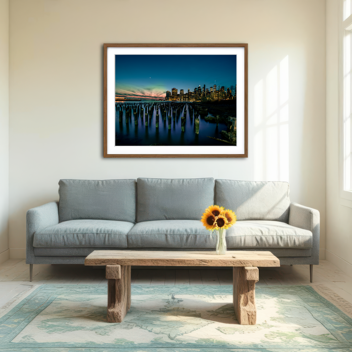 AUTO-MOCKUP ROOM | Dumbo Pier Wall Art