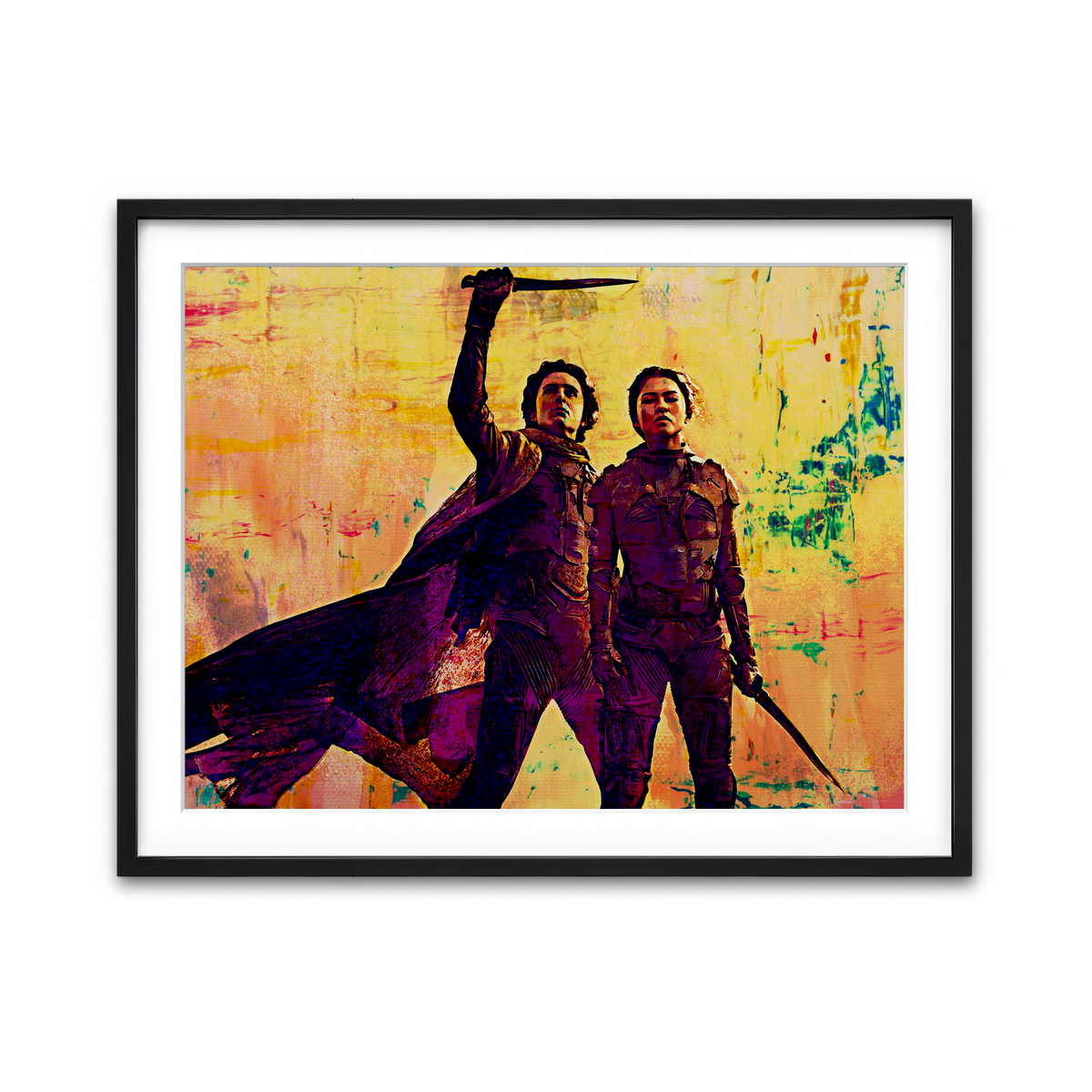 Framed Print 4x3 Black