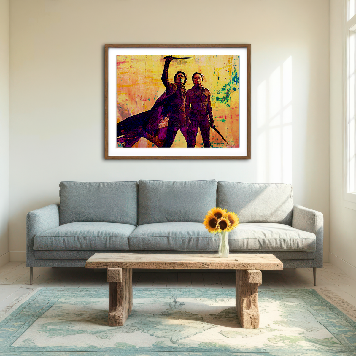 AUTO-MOCKUP ROOM | Dune Part Two Wall Art