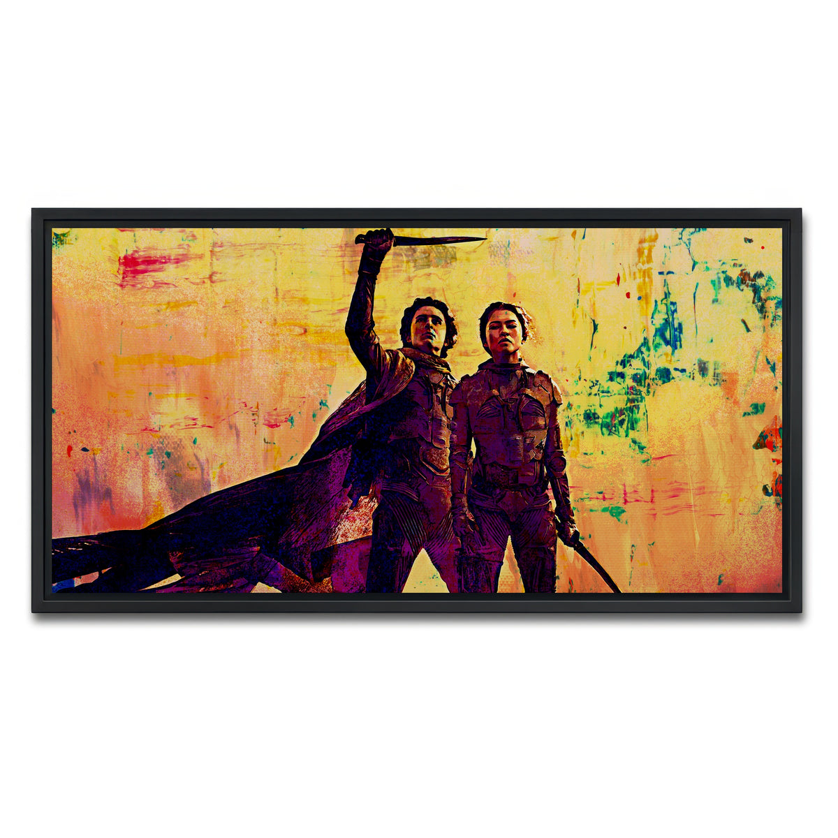 AUTO-MOCKUP WHITE | Dune Part Two | 1 Piece | Black Framed Canvas | group=2x1