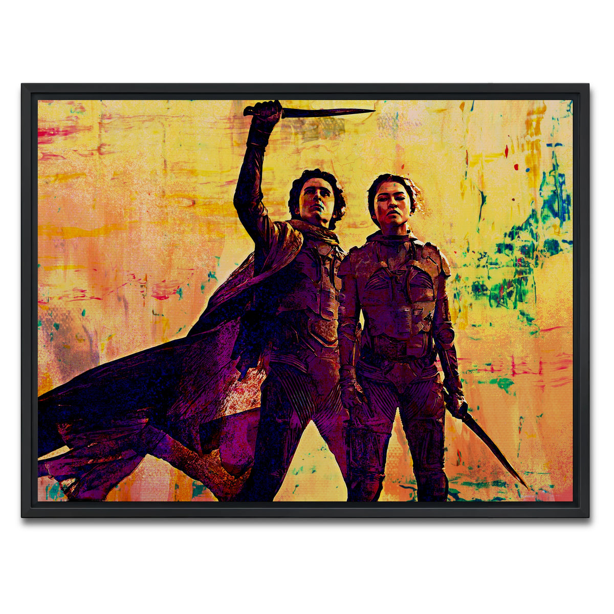 AUTO-MOCKUP WHITE | Dune Part Two | 1 Piece | Black Framed Canvas | group=4x3