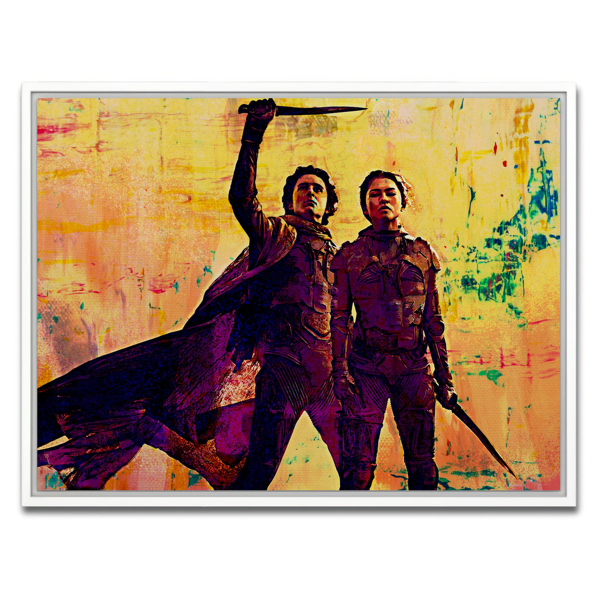 AUTO-MOCKUP WHITE | Dune Part Two | 1 Piece | White Framed Canvas | group=4x3