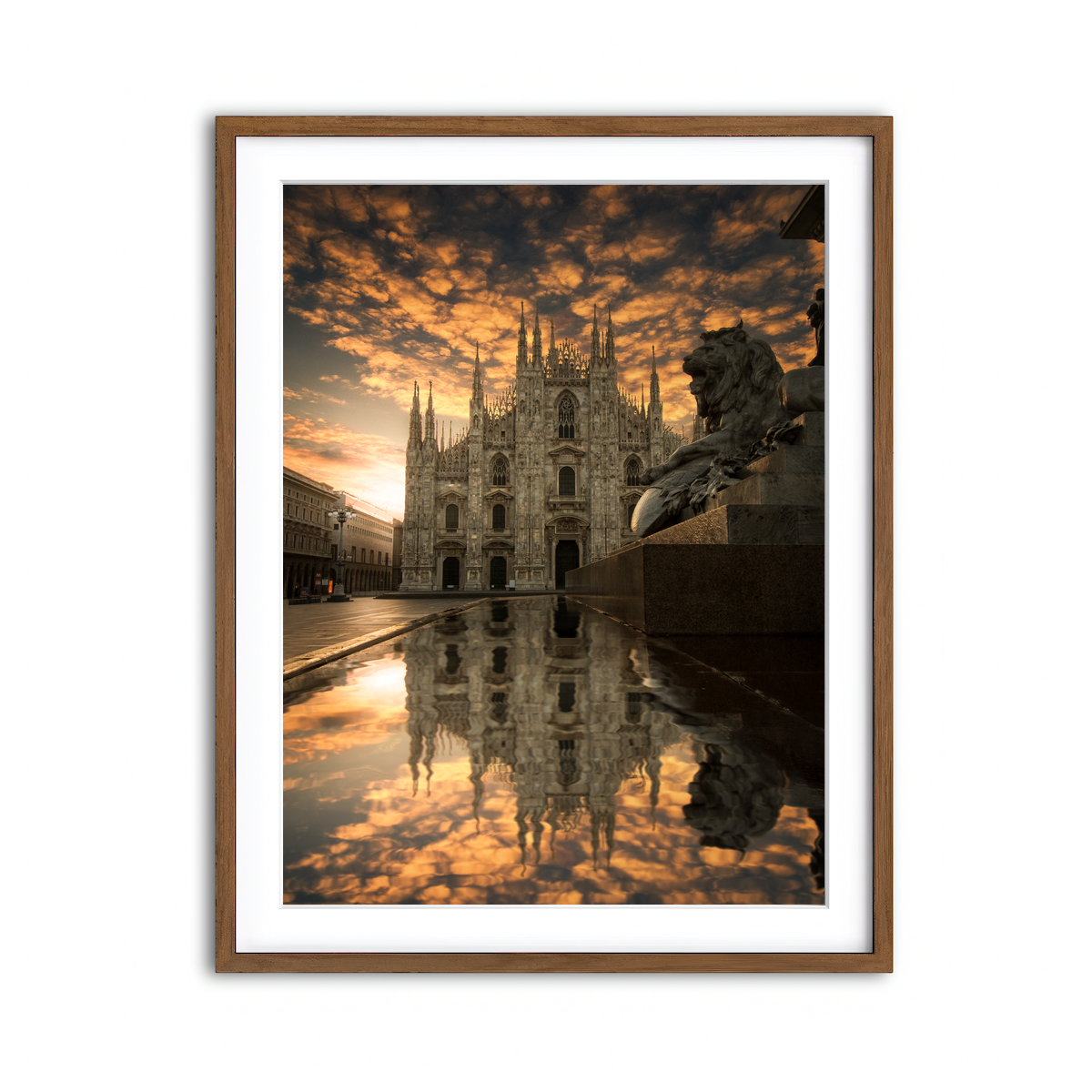 Framed Print 3x4 Walnut