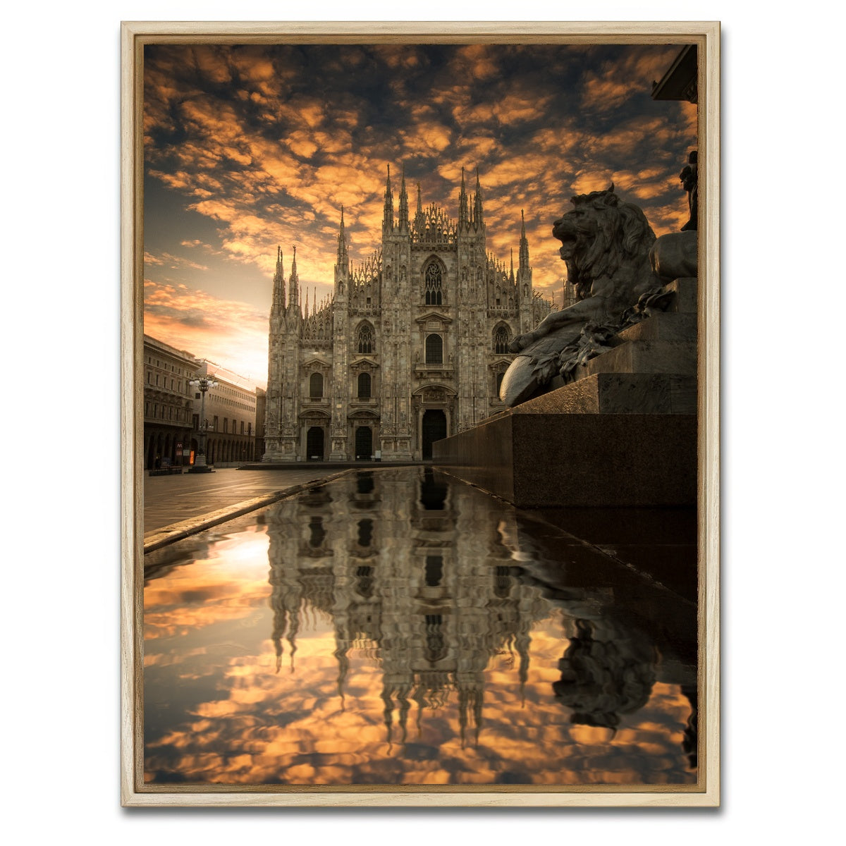 AUTO-MOCKUP WHITE | Duomo II | 1 Piece | Natural Framed Canvas | group=3x4