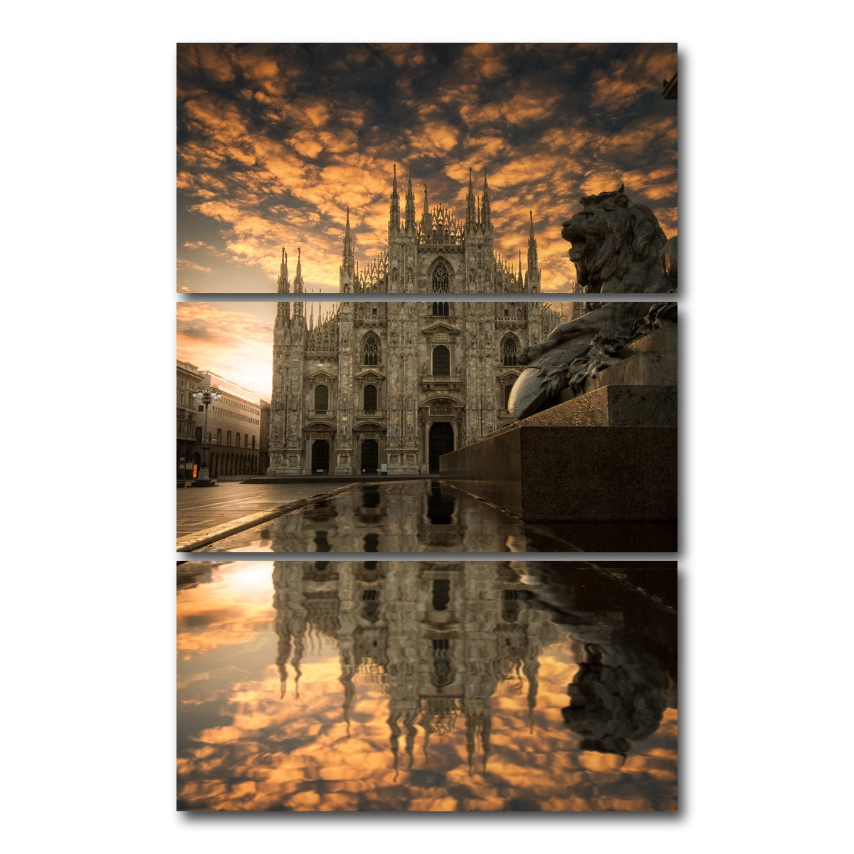 AUTO-MOCKUP WHITE | Duomo II | 3 Piece | Gallery Wrap Canvas | group=12x24_stacked