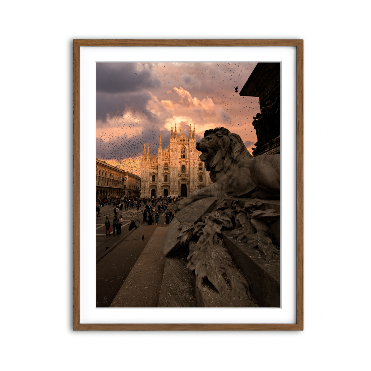Framed Print 3x4 Walnut