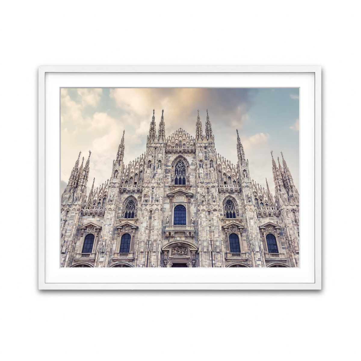 Framed Print 4x3 White