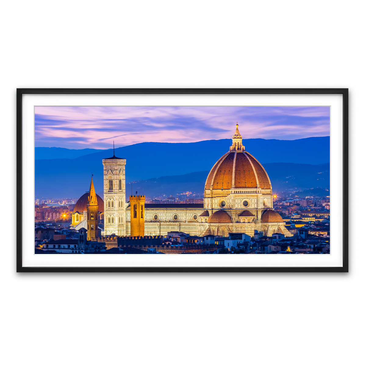Framed Print 2x1 Black