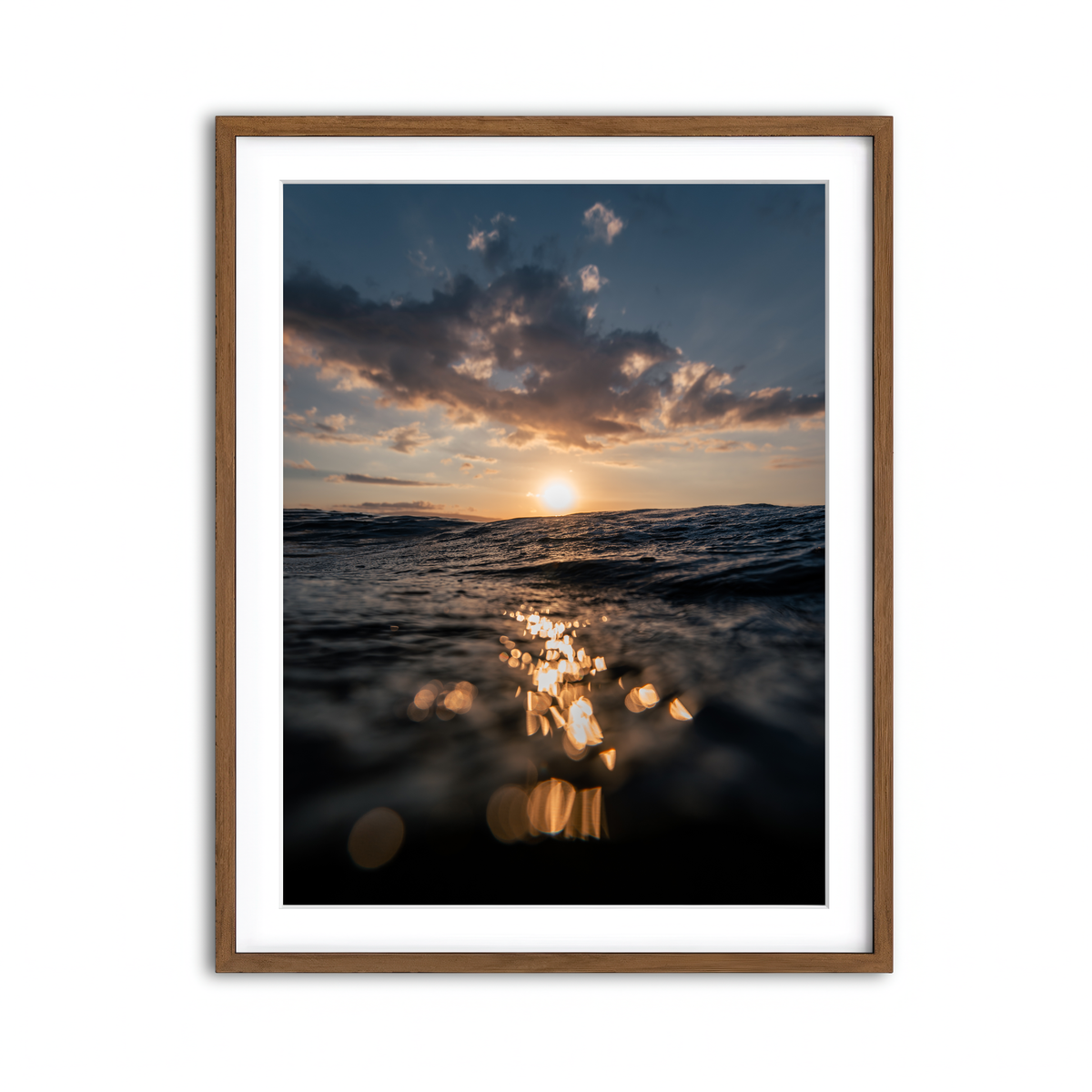 Framed Print 3x4 Walnut