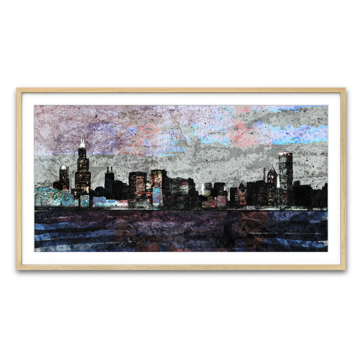 Framed Print 2x1 Natural