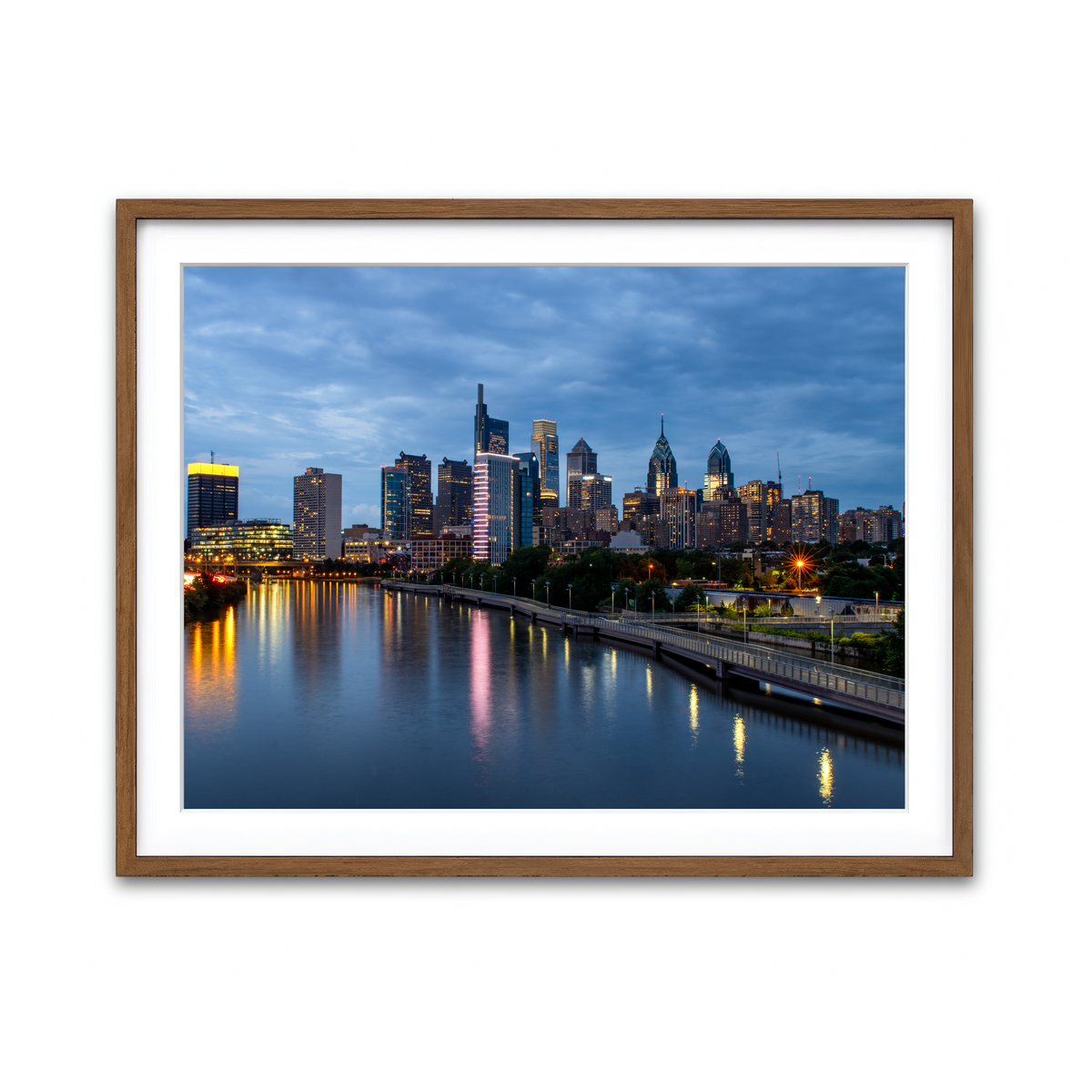 Framed Print 4x3 Walnut
