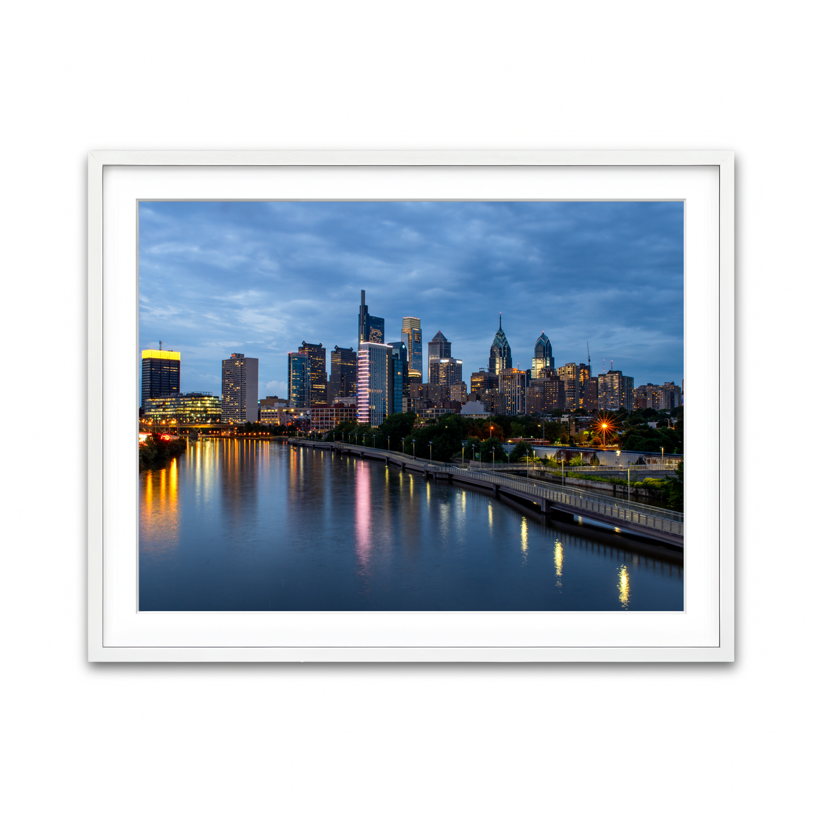 Framed Print 4x3 White