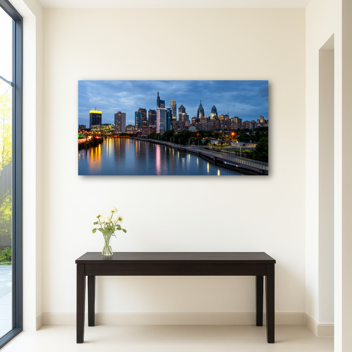 AUTO-MOCKUP ROOM | Dusk in Philadelphia