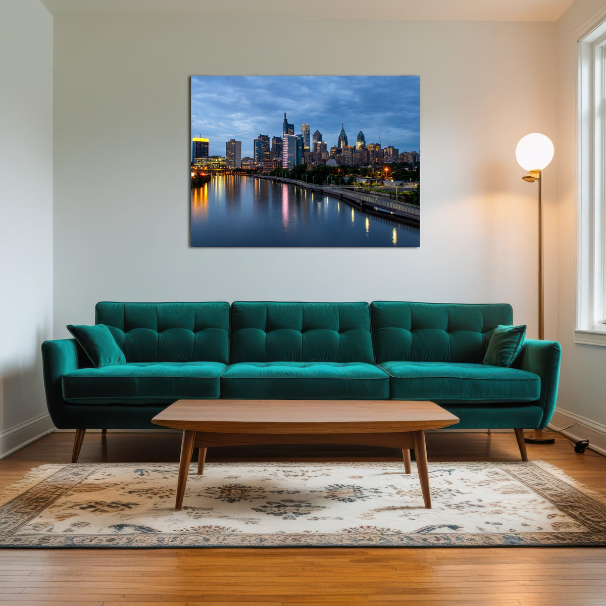 AUTO-MOCKUP ROOM | Dusk in Philadelphia