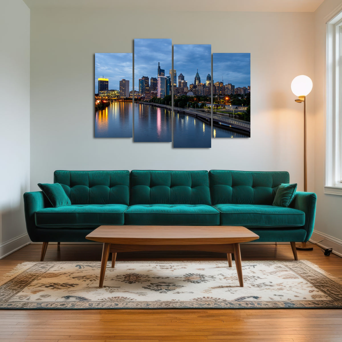 AUTO-MOCKUP ROOM | Dusk in Philadelphia