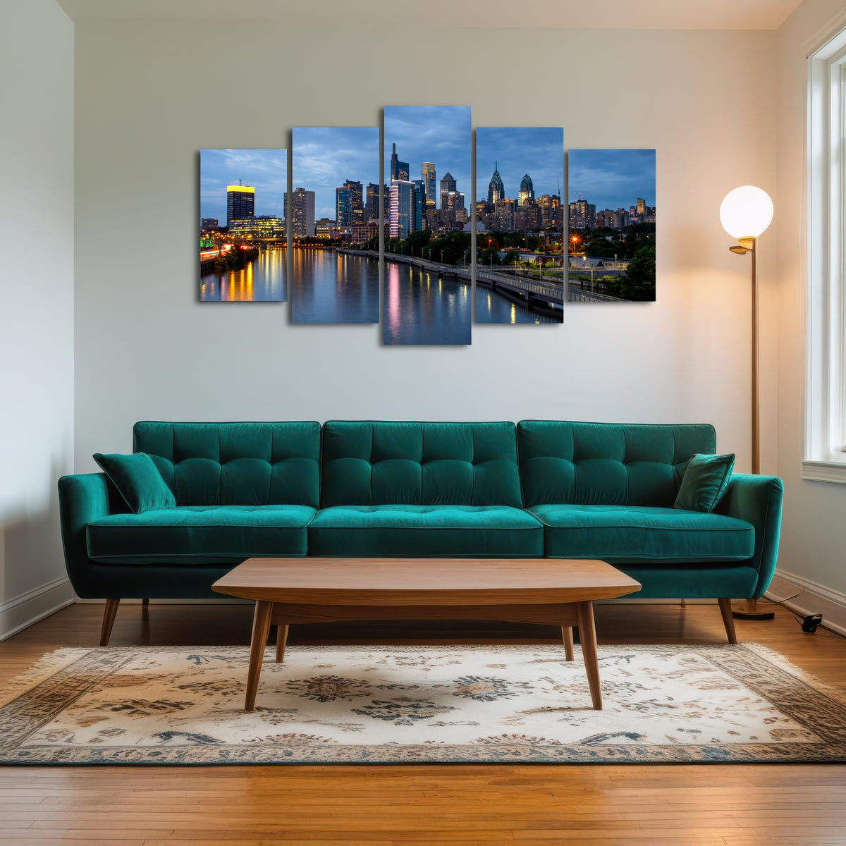 AUTO-MOCKUP ROOM | Dusk in Philadelphia