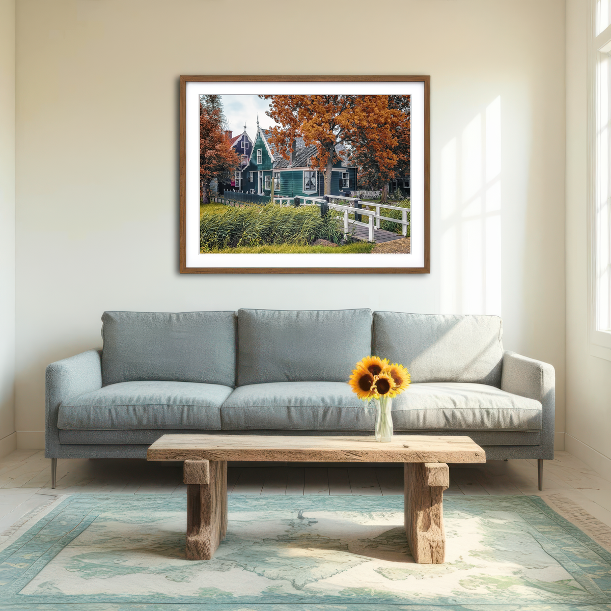 AUTO-MOCKUP ROOM | Dutch Countryside Wall Art