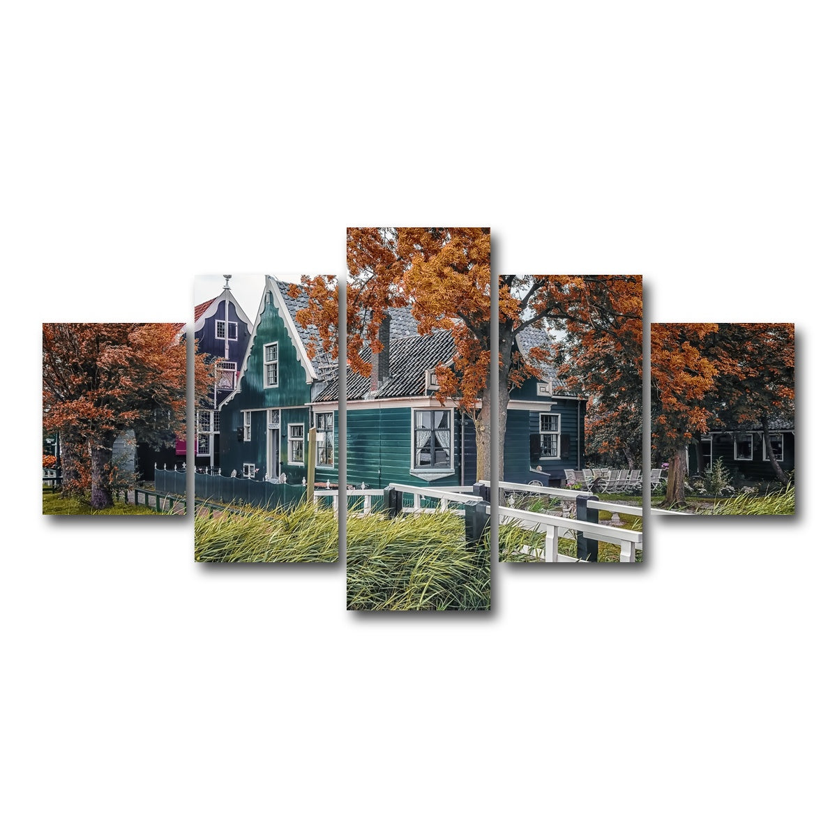 AUTO-MOCKUP WHITE | Dutch Countryside | 5 Piece | Gallery Wrap Canvas | group=5_short