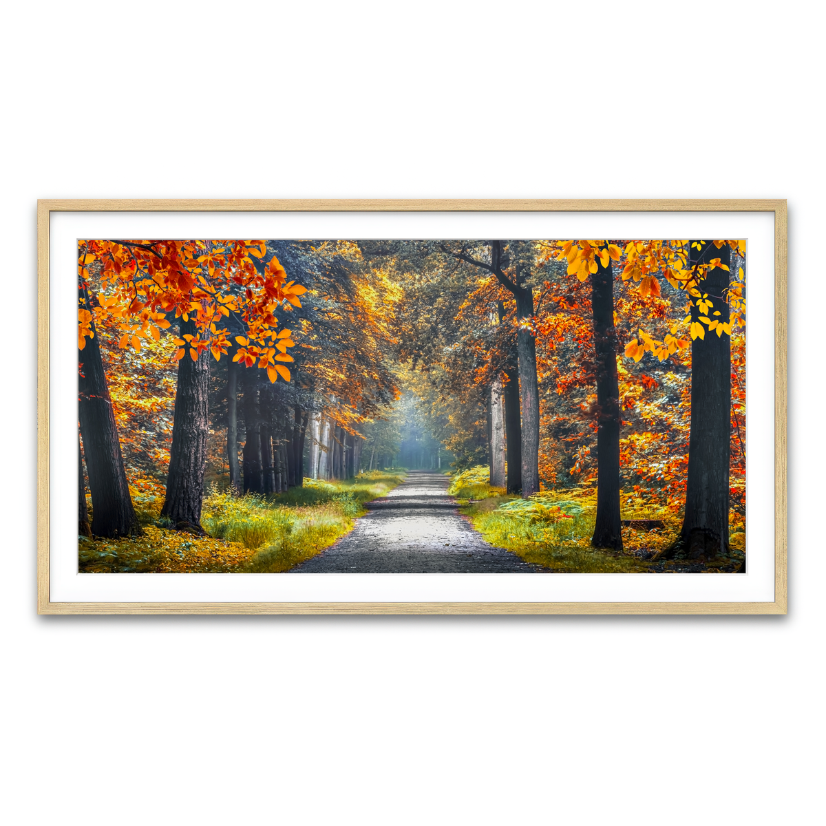 Framed Print 2x1 Natural