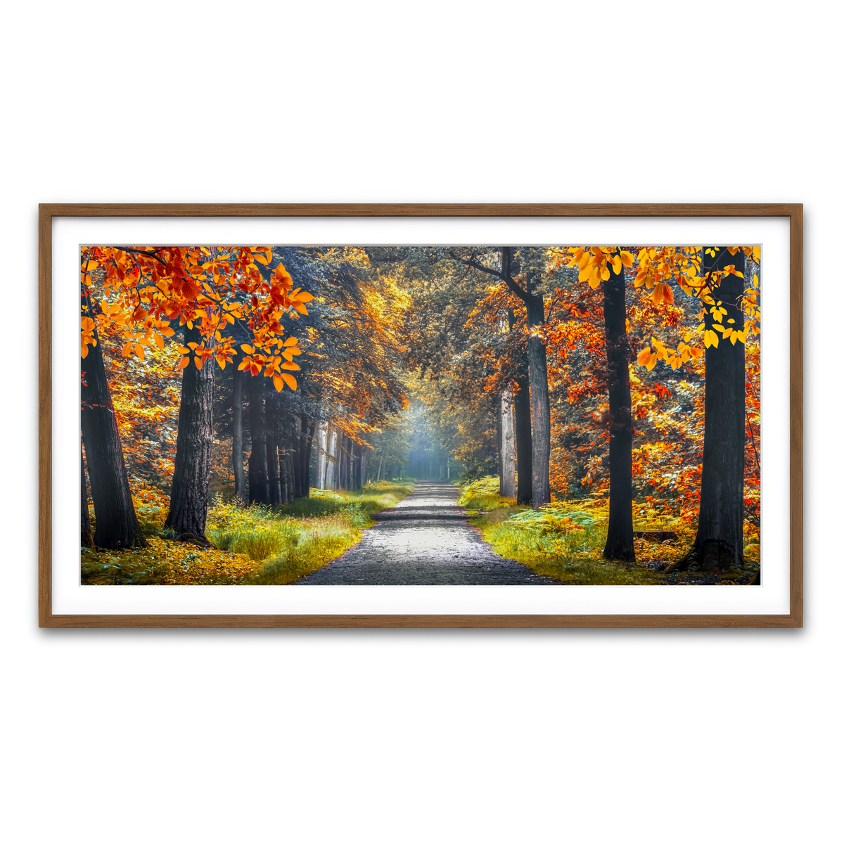 Framed Print 2x1 Walnut