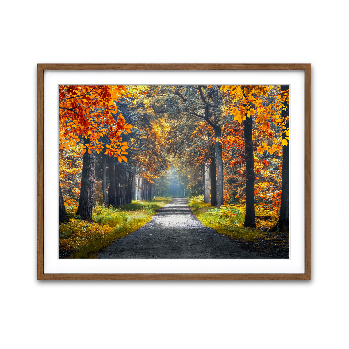 Framed Print 4x3 Walnut