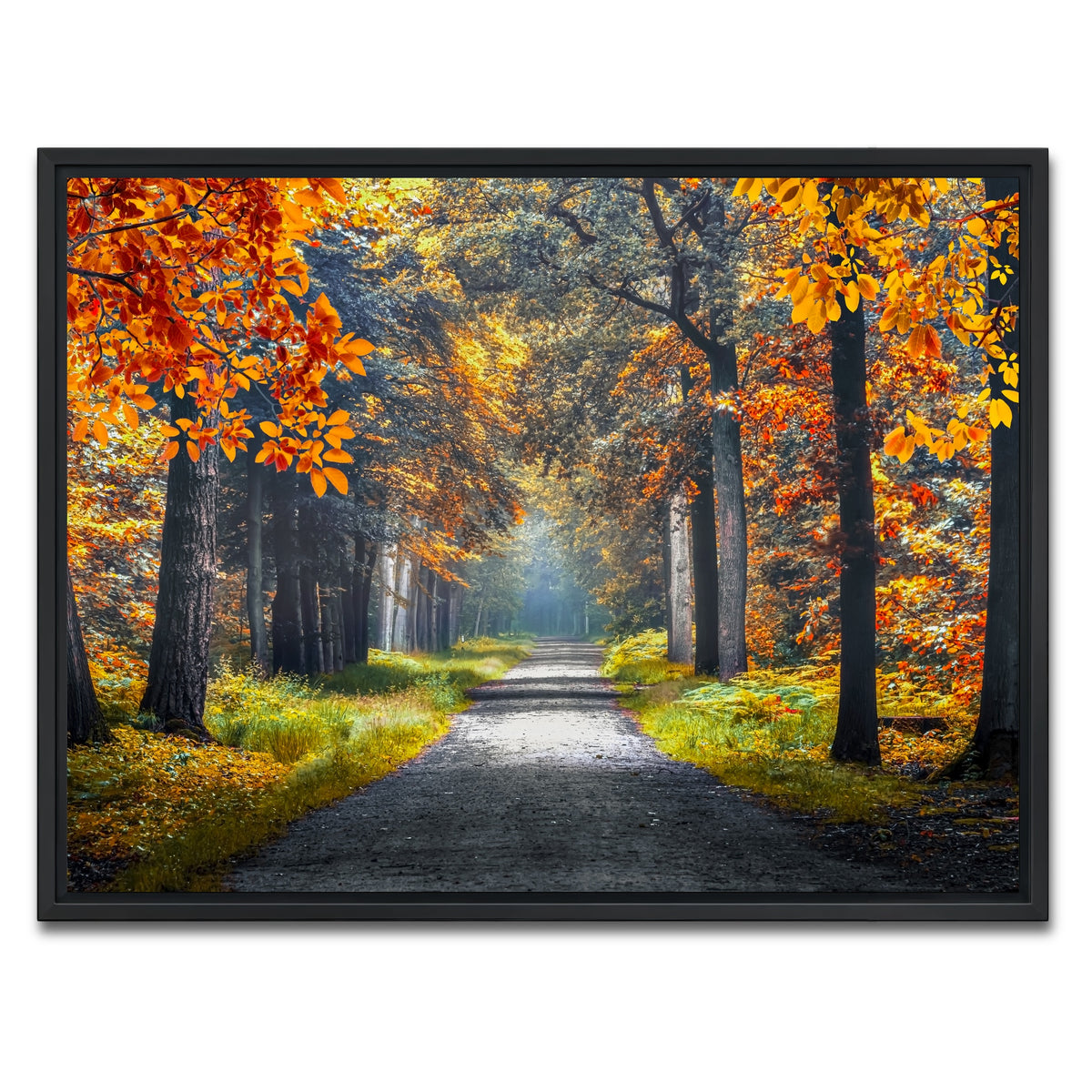 AUTO-MOCKUP WHITE | Dutch Forest | 1 Piece | Black Framed Canvas | group=4x3