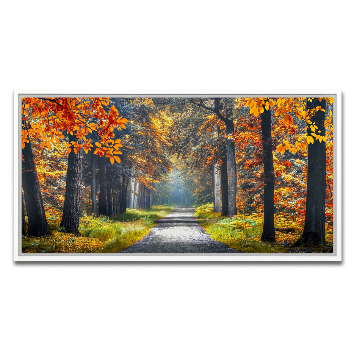 AUTO-MOCKUP WHITE | Dutch Forest | 1 Piece | White Framed Canvas | group=2x1